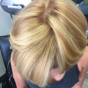 blonde highlights Elizabeth Hair Salon Minnetonka